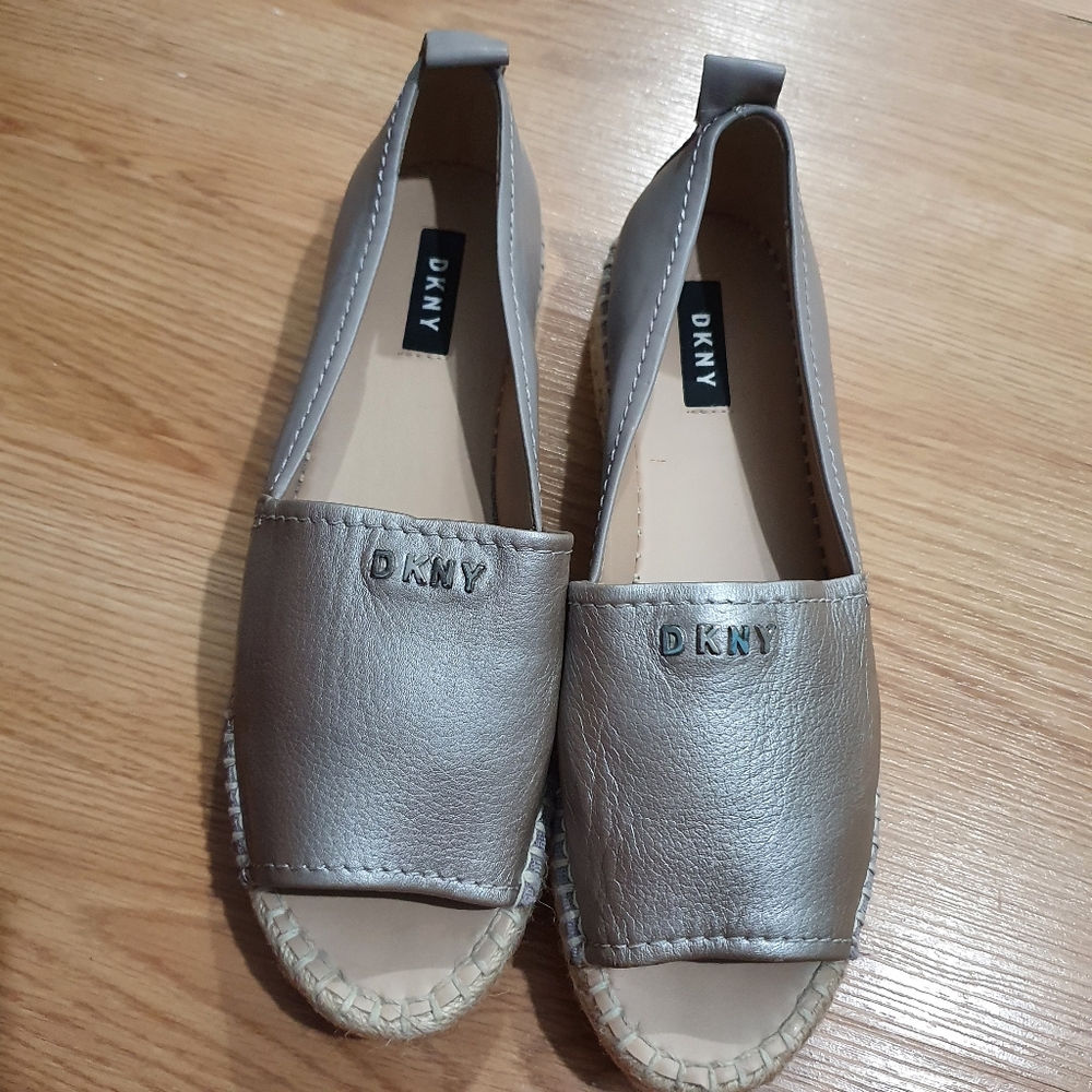 DKNY Mer Peed-Toe Espadrilles.